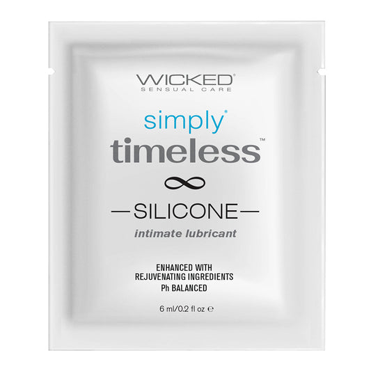 Wicked Sensual Simply Timeless Packet Silicone Default Title Wicked Sensual Care Sexual Wellness - Lubricants