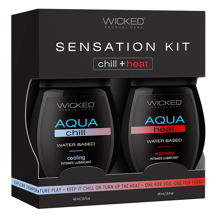 Wicked Sensual Care Sensations Kit Chill + Heat 2pk Default Title Wicked Sensual Care Sexual Wellness - Lubricants