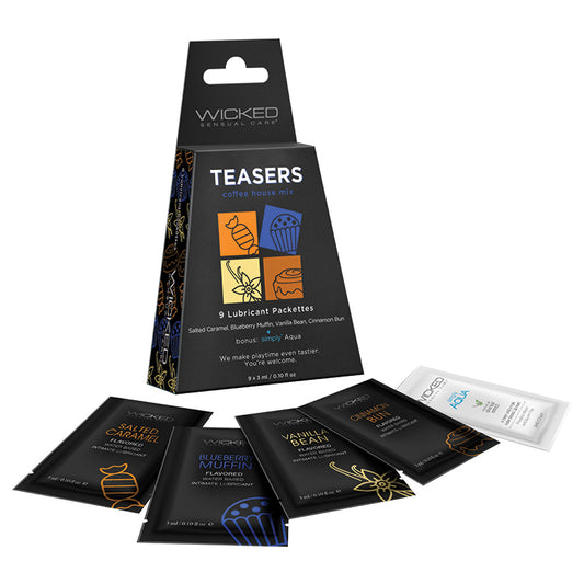 Wicked Teasers Coffee House Mix Default Title Wicked Sensual Care Sexual Wellness - Lubricants