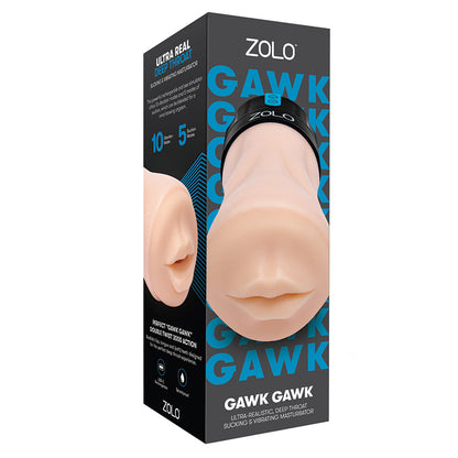 Zolo Gawk Gawk Vibrating Deep Throat Stroker XGEN Toys - Masturbators