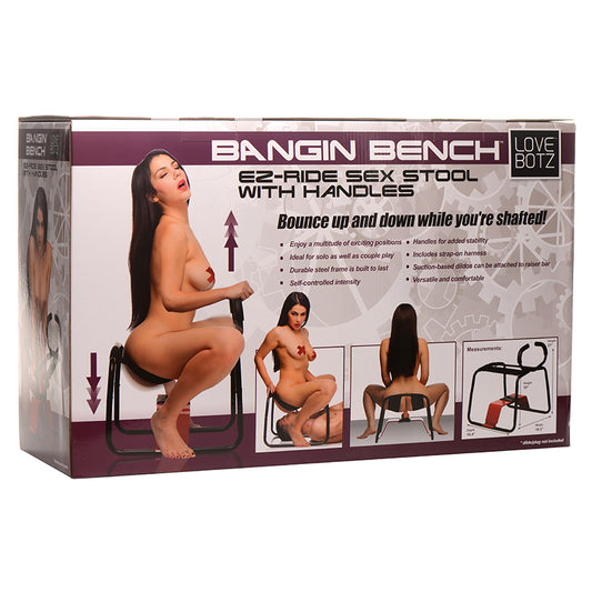 Bangin Bench EZ-Ride Sex Stool with Handles [DROP SHIP ONLY]