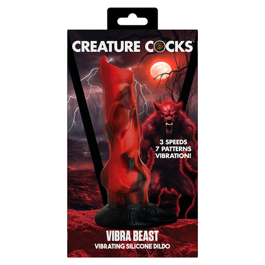 Creature Cocks Vibra Beast Vibrating Silicone Dildo