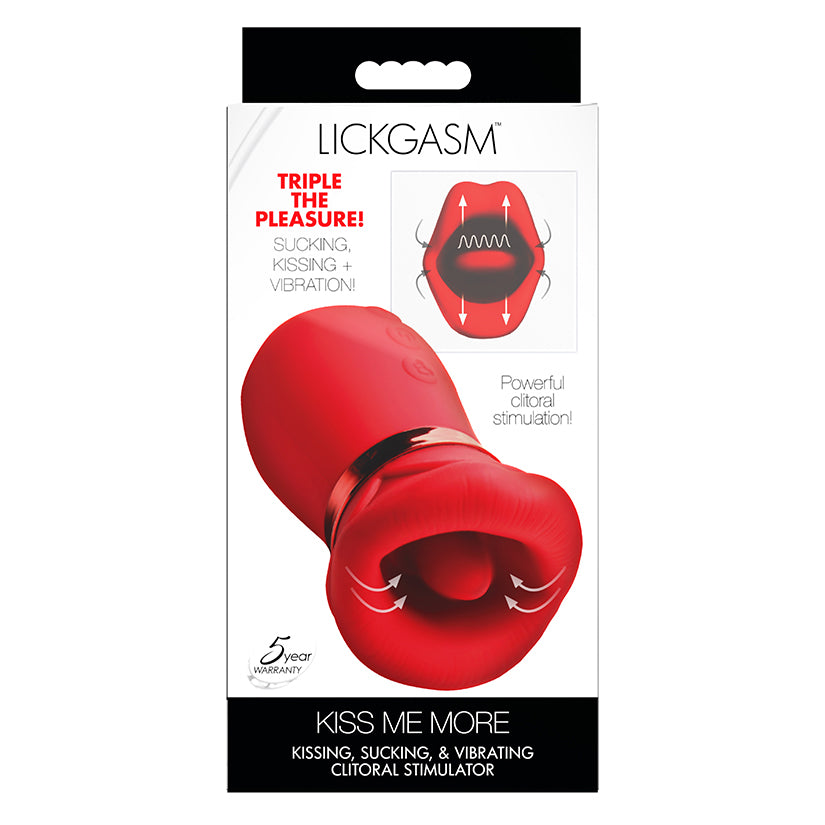 Lickgasm Kiss Me More Vibrating Clitoral Stimulator