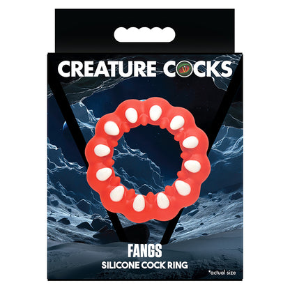 Creature Cocks Fangs Silicone Cock Ring Default Title XR Brands Toys - Cockrings