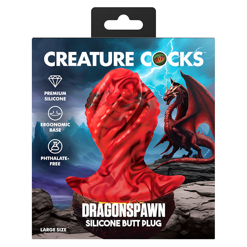 Creature Cocks Dragonspawn Silicone Butt Plug-Large