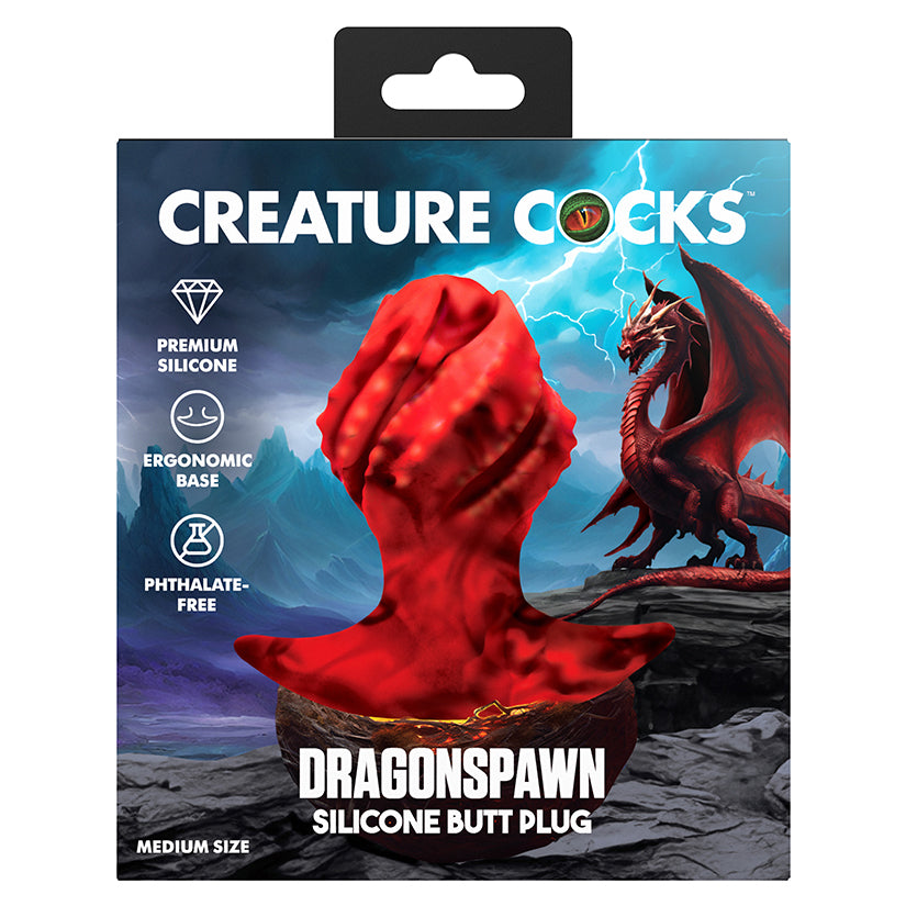 Creature Cocks Dragonspawn Silicone Butt Plug-Medium