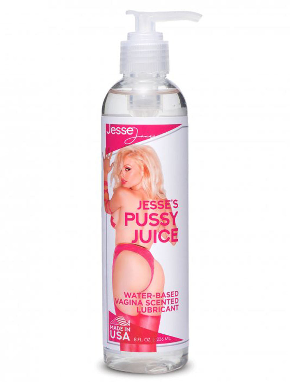 Jesse's Pussy Juice Vagina Scented Lube- 8 Oz Default Title XR Brands Sexual Wellness - Lubricants