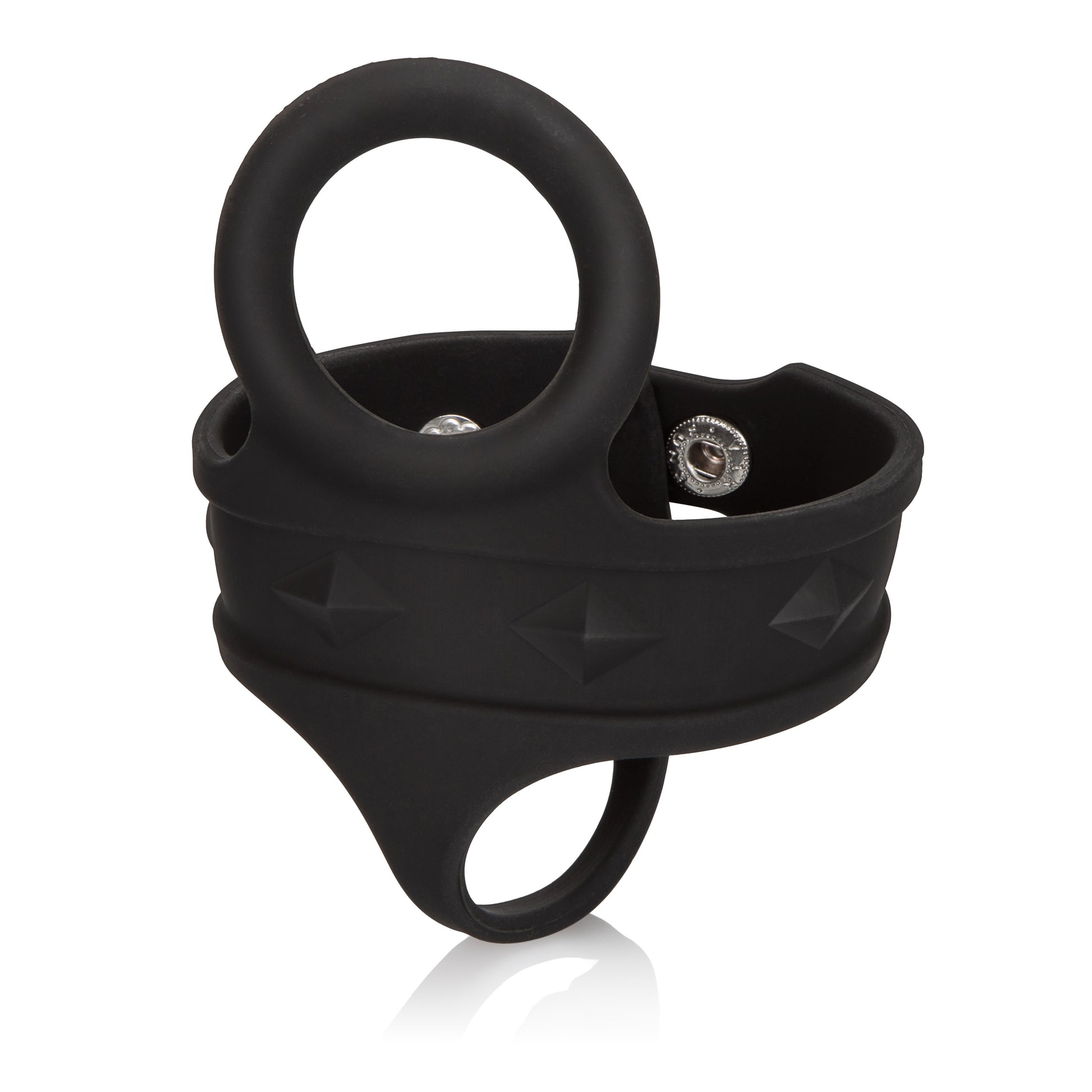 Silicone Tri-Snap Ball Spreader Default Title CalExotics - California Exotic Novelties Toys - Cockrings