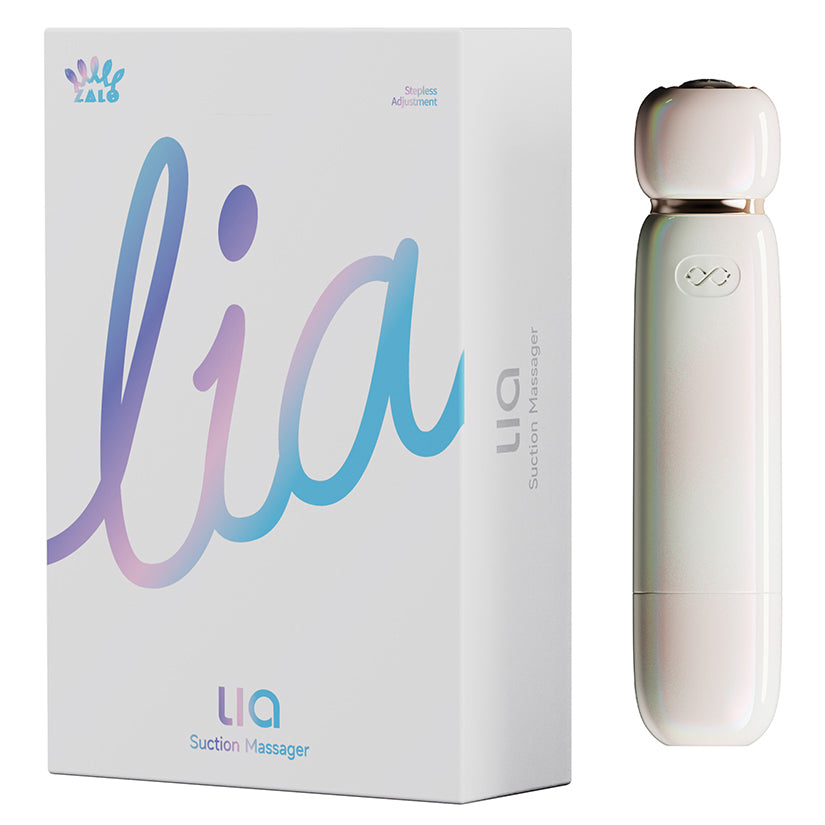 Zalo Lia Suction Massager-Floral White