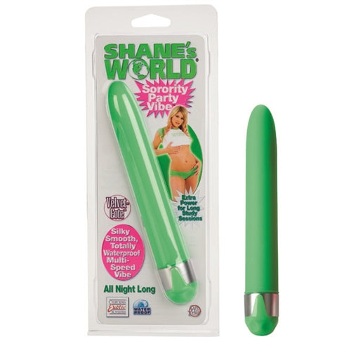 Shanes World Sorority Party Vibe All Night Long - Green Default Title CalExotics - California Exotic Novelties Toys - Vibrators