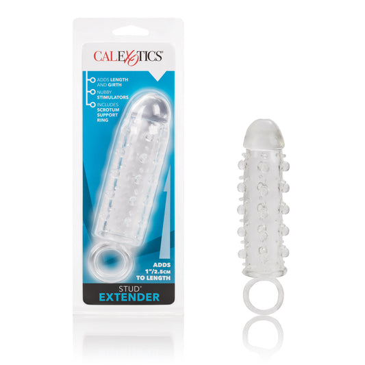 Stud Extender Clear With Supporting Ring Default Title CalExotics - California Exotic Novelties Toys - Cockrings