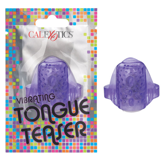 Foil Pack Vibrating Tongue Teaser - Purple Default Title CalExotics - California Exotic Novelties Toys - Vibrators