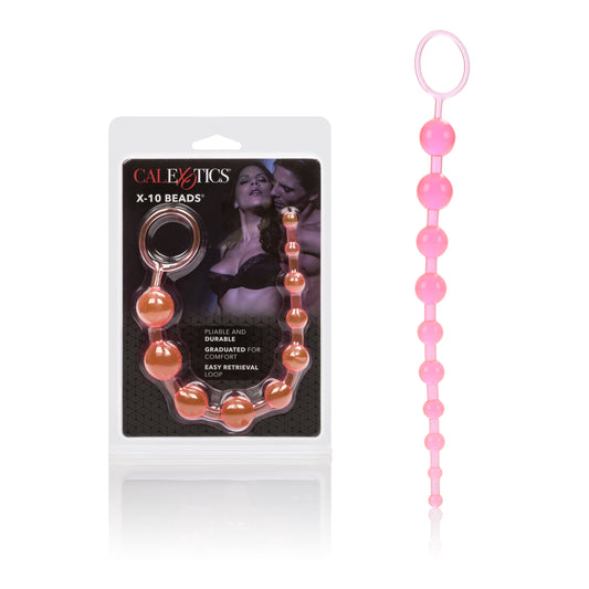 X-10 Beads - Pink Default Title CalExotics - California Exotic Novelties Toys - Anal Toys
