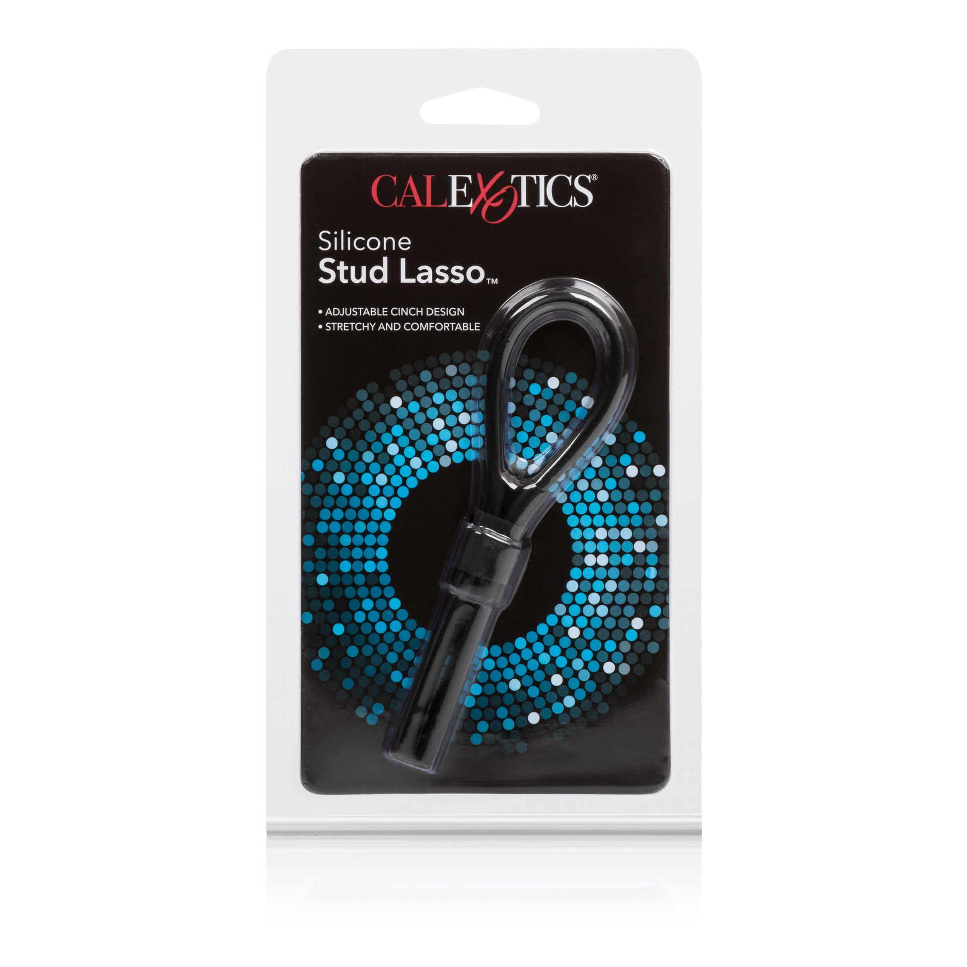Silicone Stud Lasso - Black Default Title CalExotics - California Exotic Novelties Toys - Cockrings