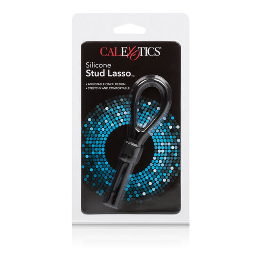 Silicone Stud Lasso - Black Default Title CalExotics - California Exotic Novelties Toys - Cockrings