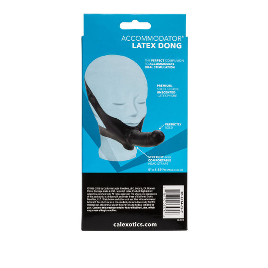 The Original Accomodator Latex Dong - Black Default Title CalExotics - California Exotic Novelties Toys - Dildos