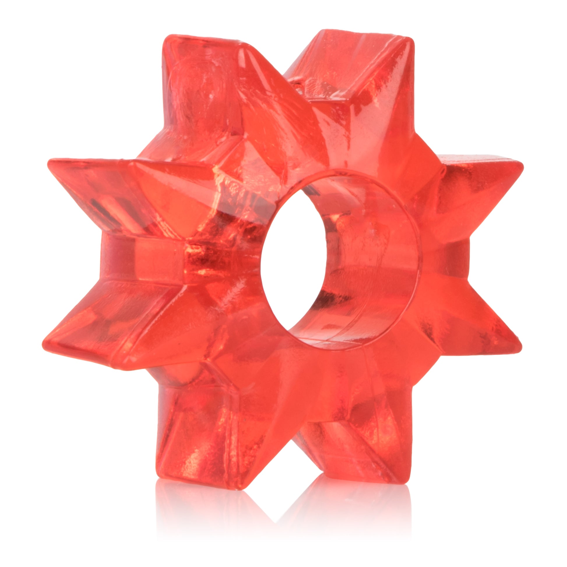 Basic Essentials 4 Pack - Red Default Title CalExotics - California Exotic Novelties Toys - Cockrings