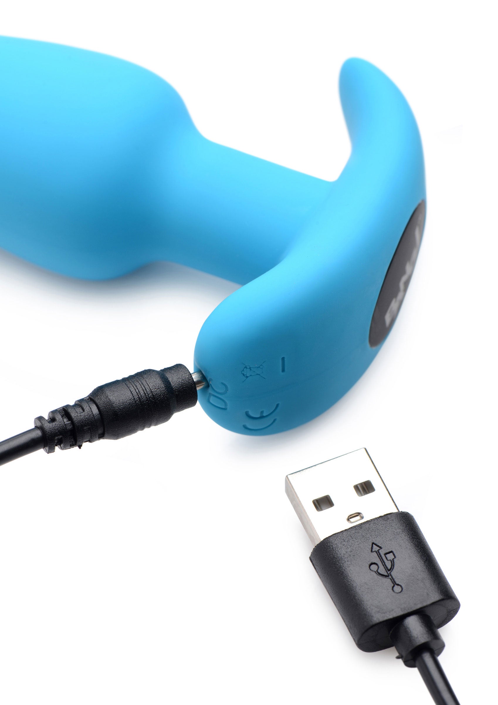 21x Silicone Butt Plug With Remote - Blue Default Title XR Brands Toys - Anal Toys