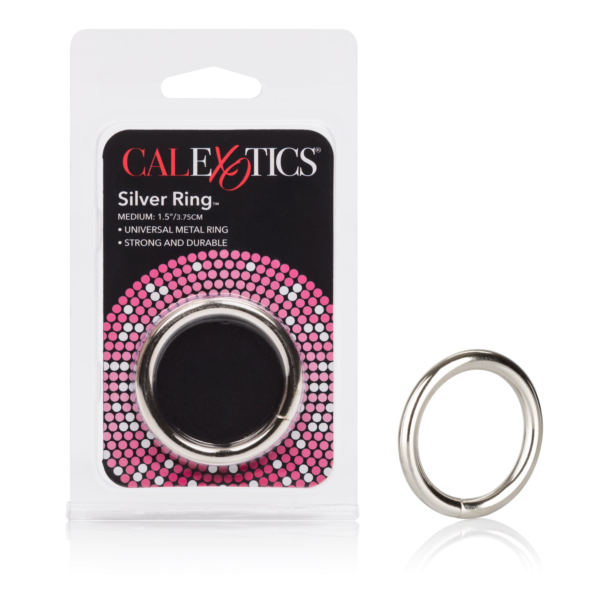 Silver Ring - Medium Default Title CalExotics - California Exotic Novelties Toys - Cockrings