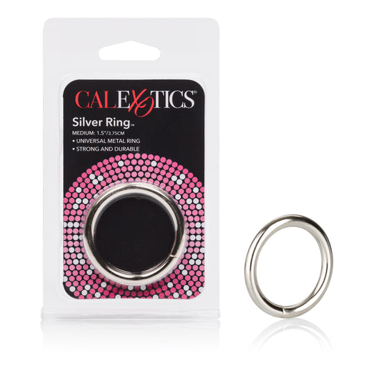 Silver Ring - Medium Default Title CalExotics - California Exotic Novelties Toys - Cockrings