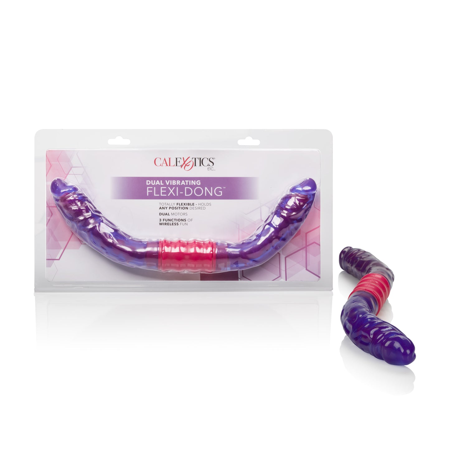 Dual Vibrating Flexi Dong Default Title CalExotics - California Exotic Novelties Toys - Dildos
