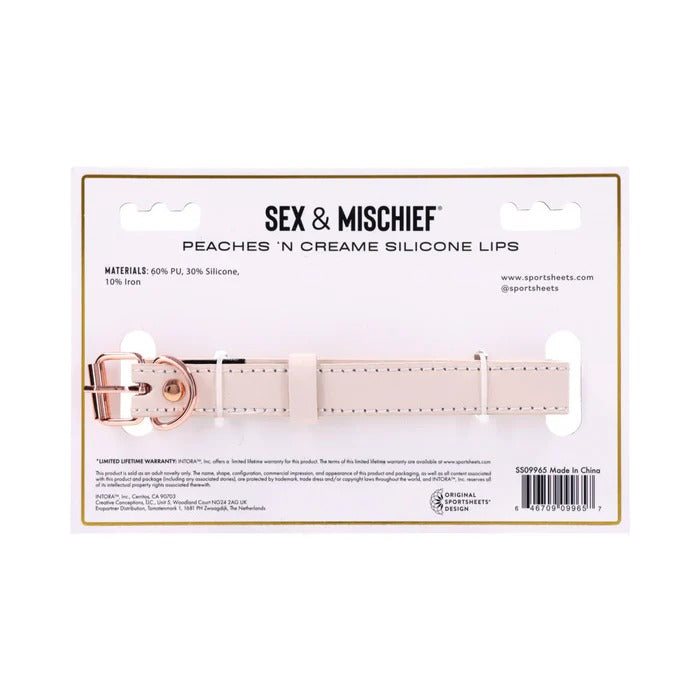 S&M Peaches ‘n CreaMe Silicone Lips Sportsheets Toys - Fetish