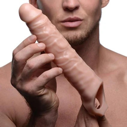 3 Inch Extender Sleeve - Flesh XR Brands Toys - Cockrings