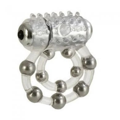 Maximus Enhancement Ring 10 Stoker Beads Rechargeable CalExotics - California Exotic Novelties Toys - Cockrings