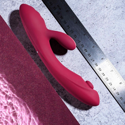 Evolved Jammin G Rechargeable Tapping Dual Stim Vibe Silicone Pink Evolved Novelties Toys - Vibrators