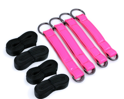 Electra Play Things - Tie Down Straps - Pink New Sensations - NS Novelties Toys - Fetish
