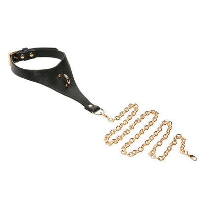 Captivate Collar With Body Chain - Black XR Brands Toys - Fetish