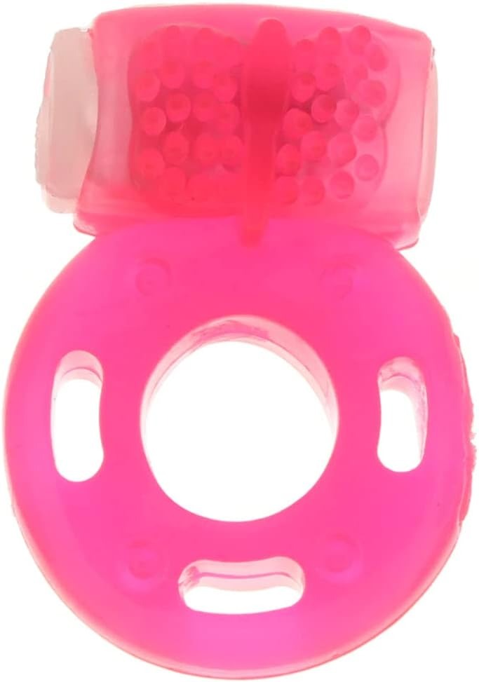 Foil Pack Vibrating Ring - Pink CalExotics - California Exotic Novelties Toys - Cockrings