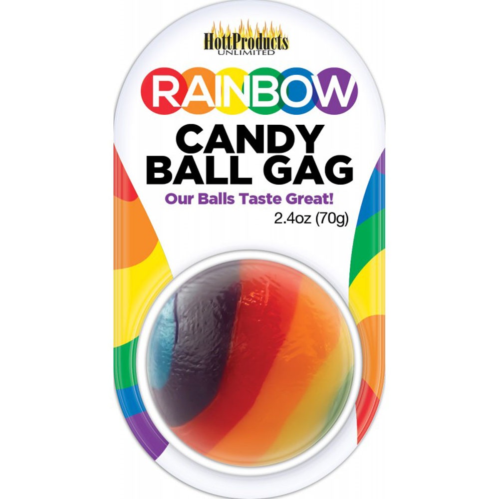 Rainbow Candy Ball Gag Hott Products Toys - Fetish