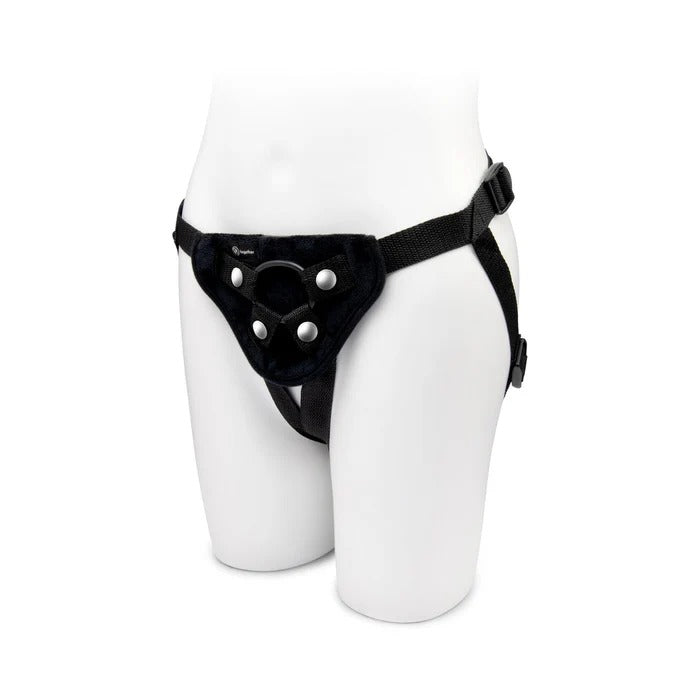 Together Pop 5 in. Silicone Dildo and Harness Set Pink Hustler Toys - Fetish