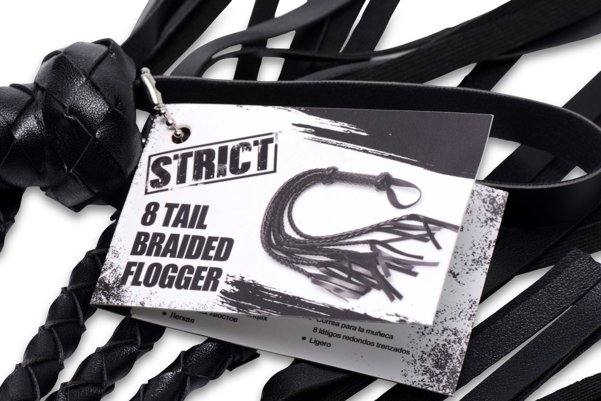 8 Tail Braided Flogger XR Brands Toys - Fetish