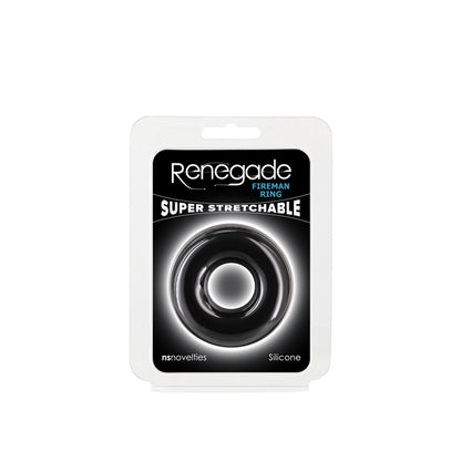 Renegade - Fireman Ring - Large - Black New Sensations - NS Novelties Toys - Cockrings