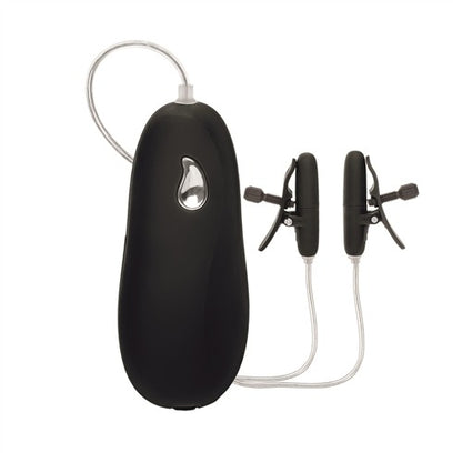 Vibrating Heated Nipple Teasers - Black CalExotics - California Exotic Novelties Toys - Fetish