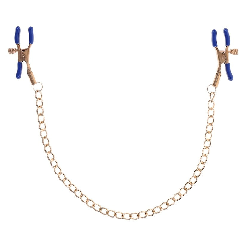 Cougar Chained Nipple Clamps Sportsheets Toys - Fetish