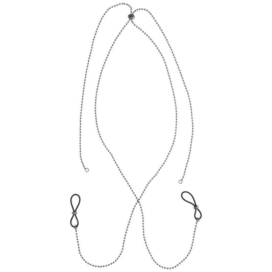 Ex's & Oh's Body Jewelry with Nipple Ties Sportsheets Toys - Fetish