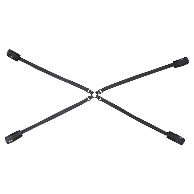 Velvet Noir Adjustable Hog Tie & Cuff Set Sportsheets Toys - Fetish