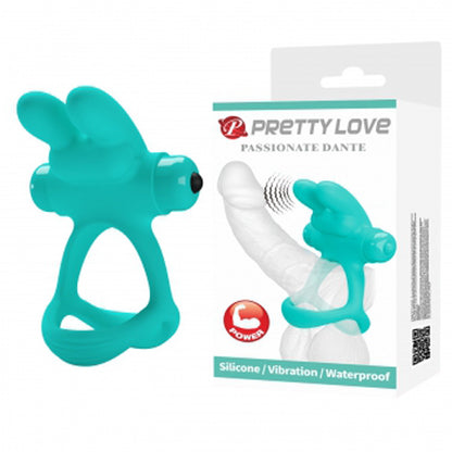 Passionate Dante Penis Ring - Turquoise Pretty Love Toys - Cockrings