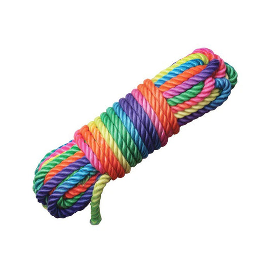 Rainbow Rope - 16ft XR Brands Toys - Fetish
