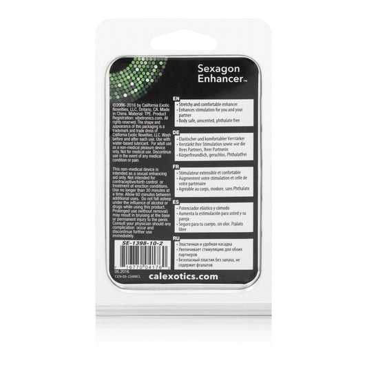 Sexagon Enhancer CalExotics - California Exotic Novelties Toys - Cockrings