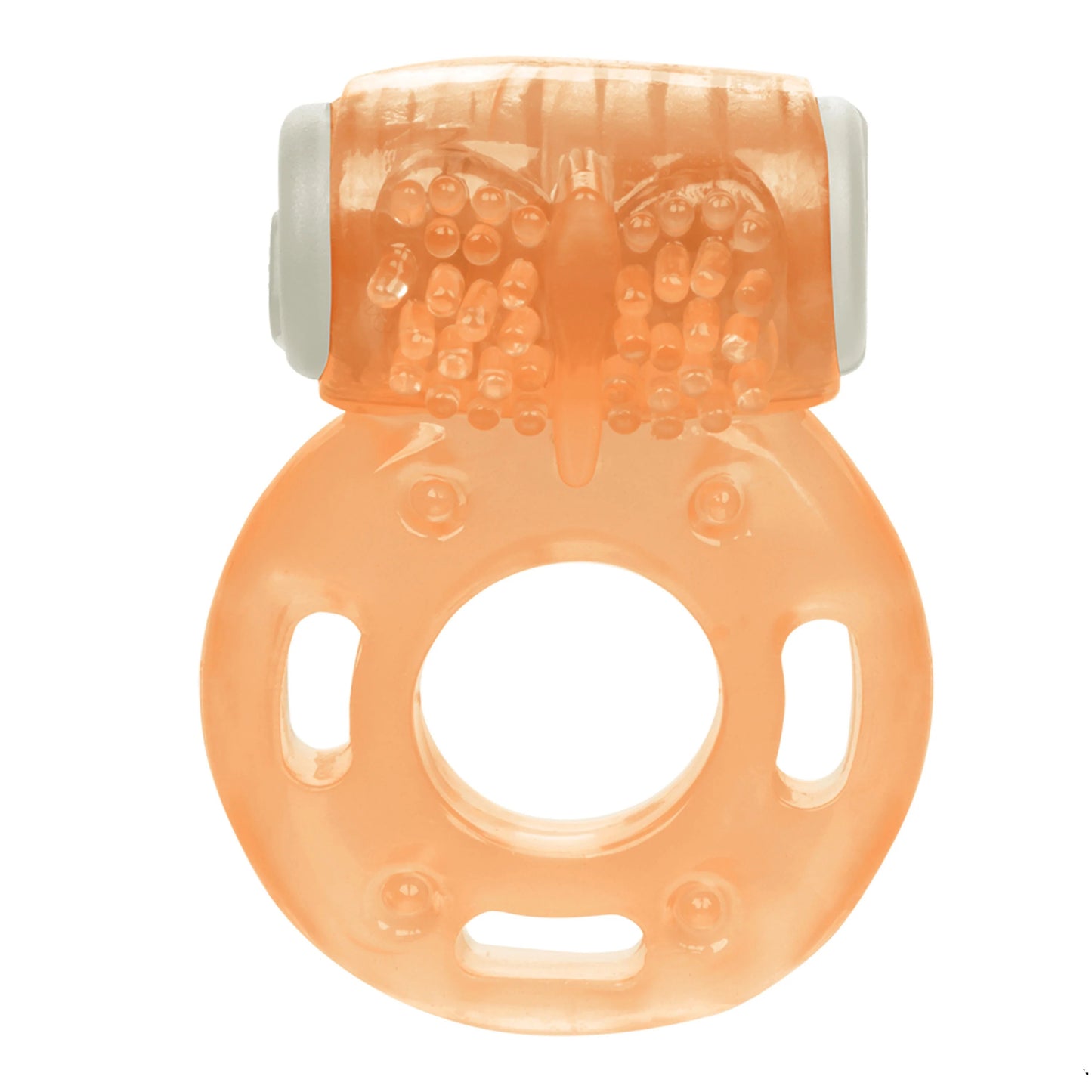 Foil Pack Vibrating Ring Orange CalExotics - California Exotic Novelties Toys - Cockrings