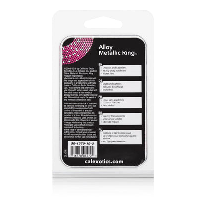 Alloy Metallic Ring - Medium CalExotics - California Exotic Novelties Toys - Cockrings