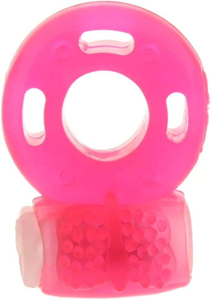 Foil Pack Vibrating Ring - Pink CalExotics - California Exotic Novelties Toys - Cockrings