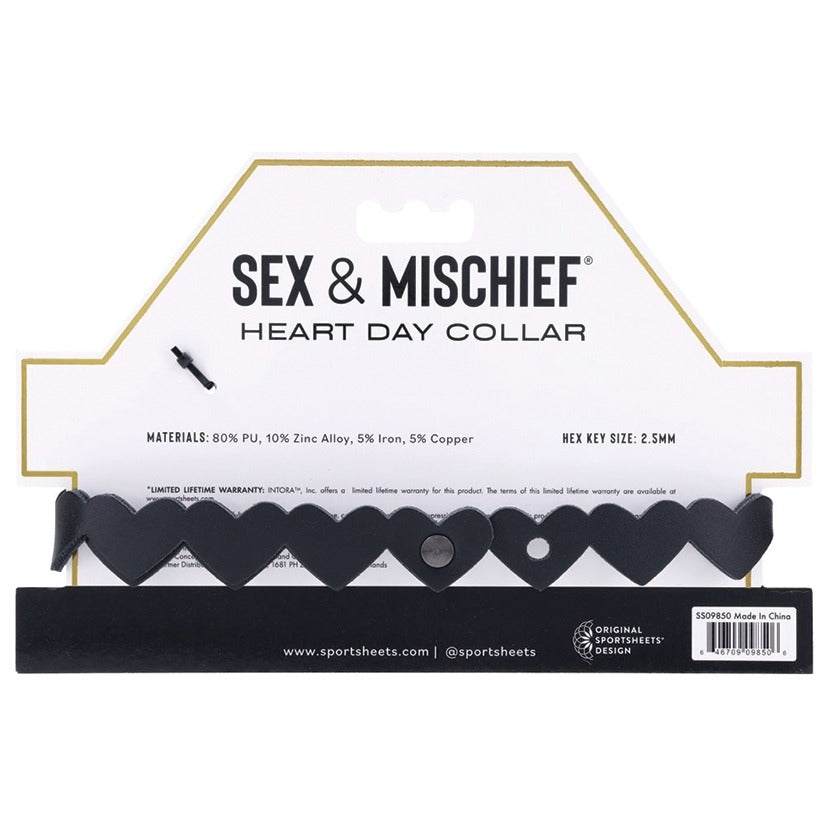 S&M Heart Day Collar Sportsheets Toys - Fetish