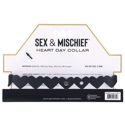 S&M Heart Day Collar Sportsheets Toys - Fetish