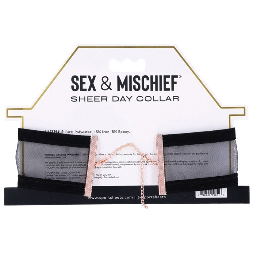 S&M Sheer Day Collar Sportsheets Toys - Fetish