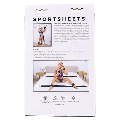 Sportsheets No Matter Where Bondage Restraint System Sportsheets Toys - Fetish